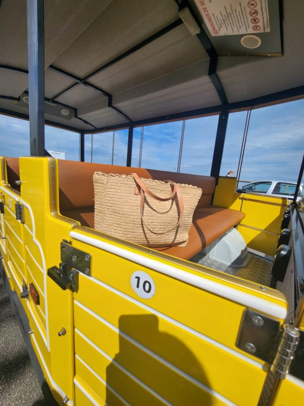 Sac ANJA - Grand Format en Raphia - Couleur Thé