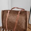 Sac en raphia ZAVA- Couleur thé – Image 3