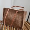 Sac en raphia ZAVA- Couleur thé