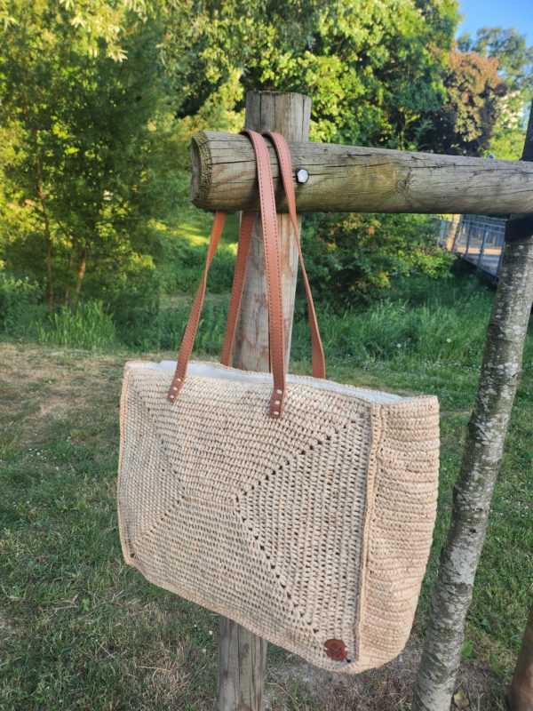 Sac ZAVA en raphia naturel – fait main à Madagascar – Image 3