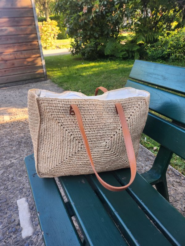 Sac ZAVA en raphia naturel – fait main à Madagascar – Image 4